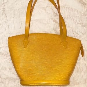 Louis Vuitton Yellow Epi Saint Jaques Shoulder bag